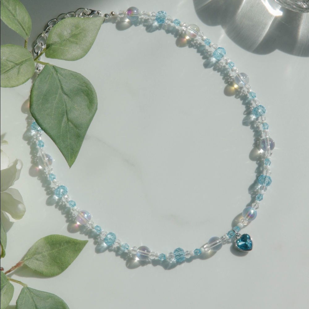 Blue Crystal Necklace